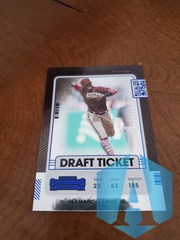 2021 Contenders FERNANDO TATIS JR #33 Draft Ticket Blue 008/149 San Diego Padres